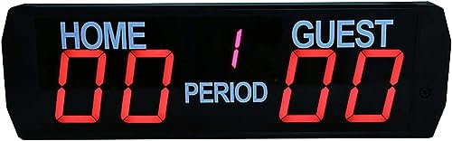 LED Electronic Scoreboard, Digital Scoreboard, It Has 5 Levels of Brightness That Can Be Adjusted for More Obvious Viewing, and is Widely in Basketball, Football, Volleyball and Other Training