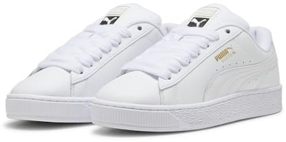PUMA Erwachsene Suede XL Leather Sneakers 42.5, White Vapor Gray