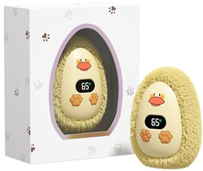 Rrlihjgu Rechargeable Hand Warmer - Creative Duck Hand Warmer | Portable Electric Hand Warmer with Digital Display, Cute Pocket Hot Hands Heater