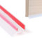 SWAWIS 1.7cmx3m Sockelprofil Sockelblendenprofil Transparent, Abdichtungsprofil für Küchensockel Silikon, Sockelleiste Küche für 15mm 16mm 17mm Holzstärke, Wind- und Staubdicht