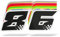 ERREINGE Adesivo NUMERO RACING PERSONALIZZABILE | Sticker prespaziato | compatibile per parabrezza, cofano auto, lunotto, carena moto, bici, casco, tuning, pista (cm 25)