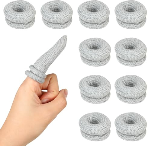 Fingerverband 10 Stück Fingerlinge Verband Dehnbar Fingerpflaster Fingerschutz Finger Bob Fingerbandage Fingerkuppenschutz Fingerschützer