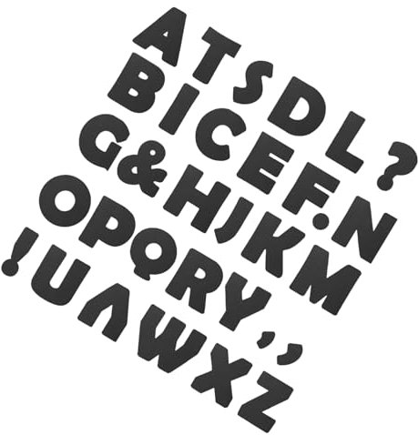 HOODANCOS 150stücke Buchstaben Pappbuchstaben Pinnwand-ausschnittbuchstaben Alphabet Briefpapier Papierbuchstabenausschnitte Buchstaben Pinnwand-alphabet Für Pinnwände