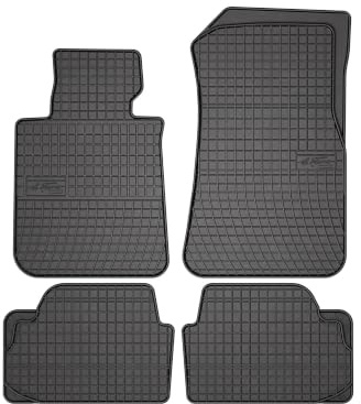 Wielganizator SolidPRO Gummimatten passend für BMW 1 F22 (2011-2019) | Qualität: Premium - Genaue Passform, rutschfest 4-teilig Fußmatten- Schwarz