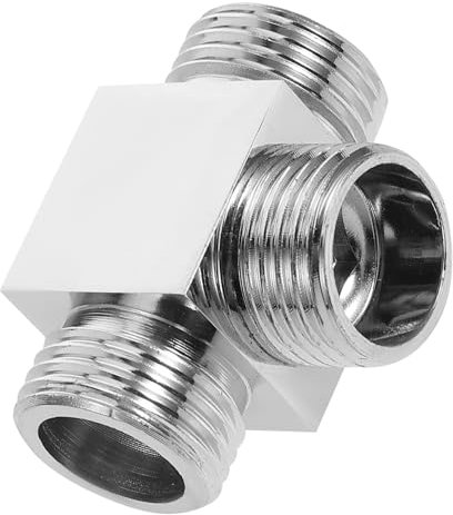 HIAKDOFT Distributeur Eau Cuivre Voies pour Robinet Adaptateur De Tuyau Flexible pour Machine à Laver Et Jardin Répartiteur De Robinet Et Étanche