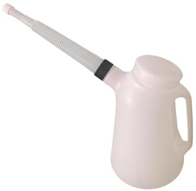 BaotyJie Pichet D'huile 5 L avec échelle, Pichet D'huile Portable à pour Voiture, Noir