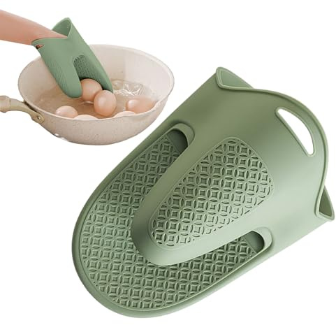 Guanti Da Forno In Silicone - Muffole da Cucina in Silicone - Presine Antiscivolo con Presa Salda per Barbecue Cucina Domestica Cottura