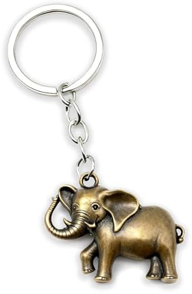 Zynara Schlüsselanhänger Elefant Glücksbringer | Glücksbringer Elefant Geschenk,Auto Schlüsselanhänger,Geschenk Zur Einschulung,Weihnachtsgeschenke