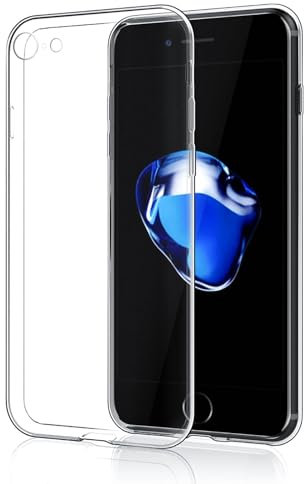 NEW'C Hülle für iPhone SE 2022/SE 2020/7/8, [Ultra transparent Silikon Gel TPU Soft] Cover Case Schutzhülle Kratzfeste mit Schock Absorption und Anti Scratch kompatibel iPhone SE 2022/SE 2020/7/8