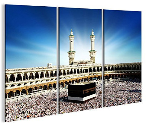 islandburner Bild Bilder auf Leinwand Kaaba Mekka Saudi-Arabien Wandbild, Poster, Leinwandbild IUS
