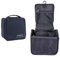 Derbway Bolso de Tocador con Ganchos, Neceser para Viaje Impermeable, Bolsillos Múltiples para Varios Artículos - Azul