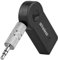 OcioDual V3 Bluetooth Empfänger Klinke 3,5mm Aux Anschluss Adapter Mikro Musik Audio Stereo Radio Auto Wireless Receiver Schwarz