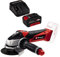 Einhell Akku-Winkelschleifer TE-AG 18/115 Li Power X-Change (Li-Ion, 8.500 min-1, Wiederanlauf-, Überlast- & Scheibenschutz, inkl. 4,0 Ah Akku und Ladegerät)
