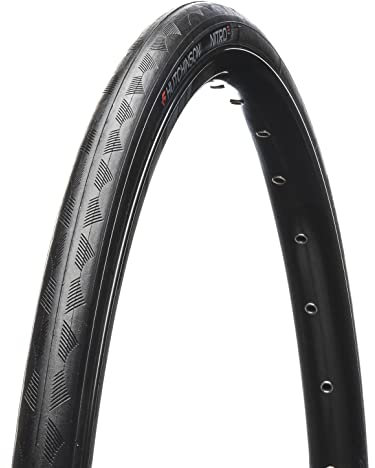 HUTCHINSON - NITRO 2 - Tubetype- Cubierta de Carretera - Comodidad y Control - Varillas rígidas - Negro - Dimensiones 700 x 25 mm