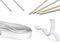 1.5 metre ROMAN BLIND STARTER PACK - 4 X 200cm (4mm), 4 x 1.6m roman tape, 2 x 1.5 hook and loop, 10m cord 2mm (no track included)