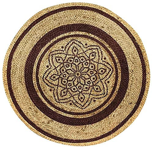 zeitzone Weihnachtsbaumdecke Eisblume Natur Jute Christbaumdecke Unterlage Ø 90cm