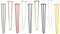 Natural Goods Berlin 4X Pieds de Table Hairpin | Différentes Couleurs & Tailles | Pieds de Table en Métal pour Table Haute & Plan de Travail | Hauteur de 100 cm & 3 Barres | Anthracite Industriel