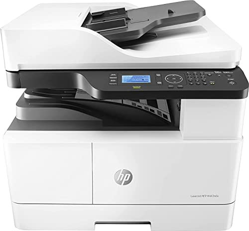 HP LaserJet MFP M443nda (8AF72A) - imprimante multifonction : impression, A3/A4, scan, copie (noir ; recto-verso ; jusqu’à 25 ppm ; USB 2.0 + Gigabit Ethernet)
