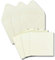20 Klapp-Karten Set Quadratisch in Creme - 13,5x13,5 cm - 240 g/m² mit Brief-Umschlägen quadratisch - 14x14 cm - 90 g/m² Nassklebung