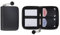 Melia Games - Hochwertiges Kartenspiel-Set Deluxe - Leder-Etui, 2 Spielkartendecks, Notizblock, Bleistift (Vintage Edition - Pure Black) - Ab 168 Monaten - Handgemacht in Europa
