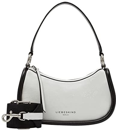Liebeskind Berlin Damen Fab 2 Crinkled Hobo S, Porcelain, Small (HxBxT 15cm x 25.5cm 6cm) EU