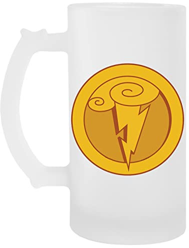 Hércules Símbolo De La Dioses Relámpago Transparente Cerveza Taza Transparent Beer Mug