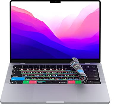 DaVinci Resolve Keyboard Cover for 14 & 16 MacBook Pro 2021+ with M1 Chip - Genuine Editors Keys - Will not fit other models