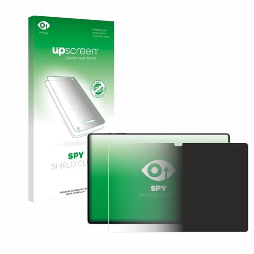 upscreen Anti-Spy Blickschutzfolie für Samsung Galaxy Tab S8 Ultra 5G Made in Germany, Privacy Displayschutz-Folie [Sichtschutz, Blaulichtfilter]