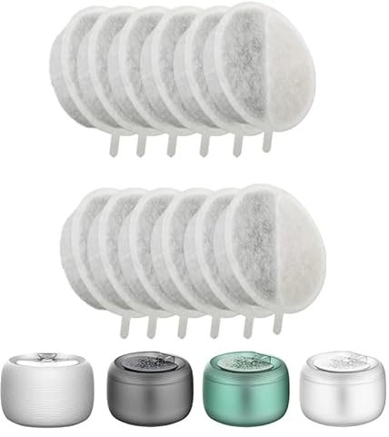 Nugget Cat Fountain Filters, Fits Both Nugget and Nugget Lite Cat and Dog Water Drinking Fountains (12-Pack)