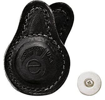 Educator Anywear Clip-Holster hält E-Collar Hundetrainer Transmitter Fernbedienung überall auf Kleidung, Geldbörse oder Rucksack, magnetisch, Schwarz
