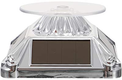 POPETPOP 1stück Solarbetriebener Schmuckständer Mit Drehbarem Display Eleganter Aufbewahrungsständer Für Schmuck Und Uhren Für Präsentationen Und Fotografie Drehbarer Solar