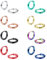 Morfetto 8 Paar Chirurgenstahl Kleine Creolen für Männer Frauen 10mm Huggie Creolen Winzige Knorpel Helix Daith Lappen Klappbare Schläfer Knorpel Ohrringe 10mm (18G)