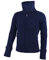 ALPIDEX Giacca Donna Pile Calda Morbido Full Zip Coletto Alto Antivento Felpa Outdoor Caldissima Invernale Termica Cerniera, Taglia:S, Colore:blu