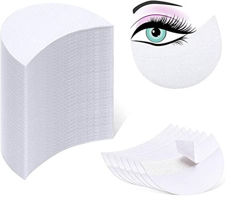 150 Stück Lidschatten Gel Pad Augen-Make-up-Aufkleber Patches Lidschatten Schablonen zur Verhinderung von Wimpernverlängerung Tönung und Lippen Make-up Rückstand