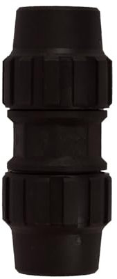 Jardin202 - Enlace Recto de Polietileno para Tubería de Riego por Goteo - Varias Medidas | 20mm (Pack 5 uds)