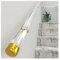 Handläufe Klares Acryl Handläufe für Innentreppen mit Beschlägen - Rutschfest Transparente Treppenhandläufe, Wandmontage Handlauf Komplett-Set für ältere Menschen/Kinder ( Color : Golden Brackets , Si
