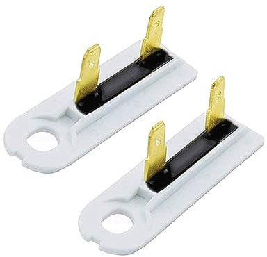 3392519 Fusible térmico para secadora (paquete de 2), pieza de repuesto para secadores Whirl-pool y KM, reemplaza la pieza # WP3392519 AP6008325 3388651 694511, fácil de reemplazar
