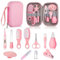 Lictin 12pcs Trousse de Soin Bébé, Trousse de Toilette Bébé, Bébé Naissance, Trousse de Soin Bébé Naissance, Sans BPA pour les Voyages et la Maison