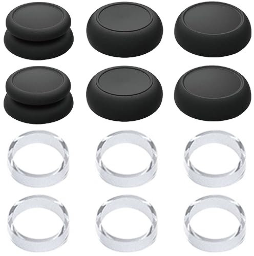 ZHUROUPU Joystick Cap for Nintendo Switch Joy-Con Controller-Skin, Cqc, and Fps Analog Stick Cap-Thumb Grips Set-Joystick Protectors Silicone for NS (12 Pcs)