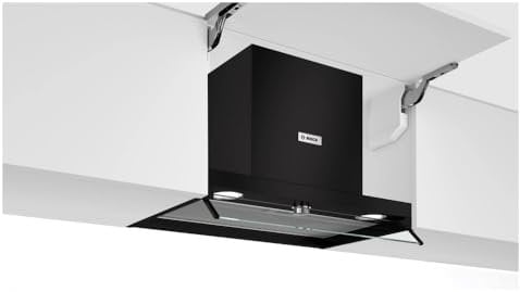 Bosch DBB66AF60 Dunstabzugshaube Serie 4, 3 Absauggeschwindigkeiten, 60 cm, mattschwarz
