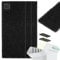 KADAX Filtro ai carboni attivi per contenitori dei rifiuti, filtro a carbone, filtro a carbone, filtro di ricambio, filtro antiodore per secchi compost (set rettangolare), K9746