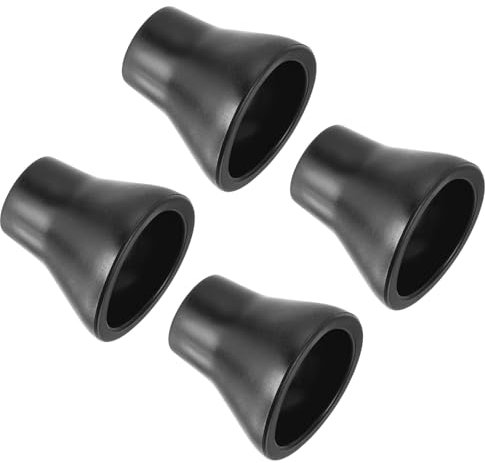 PATIKIL Golf Ball Retriever Grabber, 4 Pack Putter Grip Suction Cup Pick Up Back Save for Picker Upper Tube Handle, Black