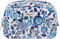 Cath Kidston Kulturbeutel | Reise-Kulturbeutel | Kosmetiktasche | Marineblauer Nelkenaufdruck