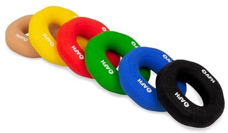 AFH Handtrainer Round Trio | 6er Set | Hand- und Fingertrainer im Sparset