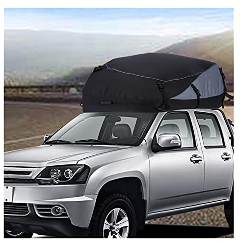 Auto Dachbox,Dachbox Taschen 350L Große Kapazität Verdicken Oxford Auto Dachbeutel Cargo Carrier 8 Verstärkte Riemen wasserdichte Dachloftrovel Cargo Carrier
