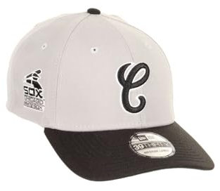 New Era Chicago White Sox MLB Historic Sideptach Two Tone Gray Black UV Green 39Thirty Stretch Cap - M-L
