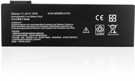 GDDGFVKV 11.4V 97Wh SP305 SP304 SP306 Laptop-Akku kompatibel mit Siemens Simatic Field PG M5 6ES7798-0AA08-0XA0 (SP305)