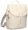 Zwei Damen City-Rucksack Olli OR8 kleiner Rucksack 5 Liter Lederoptik im Vintage-Style robust strapazierfähig wasserabweisend Hauptfach mit Reißverschluss (linen)