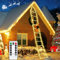 RDDAIPE Led Weihnachtsmann Leiter Lichterkette,3M Led Weihnachtsbeleuchtung Weihnachtsmann Auf Leiter Outdoor mit Timer,Speicherfunktion,8 Modi,für Innen Außen Weihnachtsbaum Fenster Weihnachten Deko