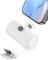 Small Power Bank Fast Charging, Mini Portable Charger 5,000mAh Battery Pack with Built-In USB-C Connector, 20W PD QC PowerBank Compatible with iPhone 16 15 Samsung Android etc